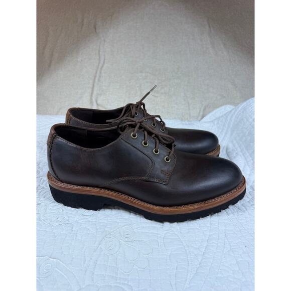 Trask Men\'s Brown 8 NWOT Gallatin 2.0 Leather Oxford Lace Up Dress Shoes Classic main image 2
